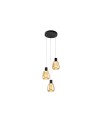 I3-CARISA- LAMPARA 3L NEGRO D35