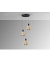 I3-CARISA- LAMPARA 3L NEGRO D35