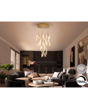 VELAS- LAMPARA 9L  ORO DIMABLE