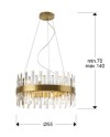 GRACE- LAMPARA 14L ORO