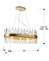 GRACE- LAMPARA 20L ORO OVAL