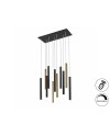 LAMPARA·VARAS·ORO/NEGRO 11L DIMABLE