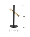 SOBREMESA ·VARAS· ORO/NEGRO 2L