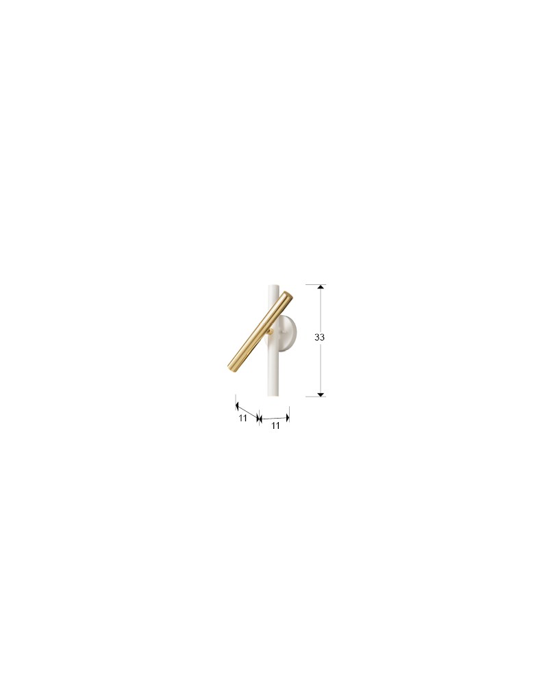 APLIQUE ·VARAS· ORO/BLANCO 3L