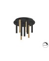 PLAFON·VARAS·ORO/NEGRO 9L