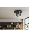 PLAFON·VARAS·ORO/NEGRO 9L