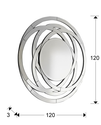 ESPEJO ·AROS·Ø120