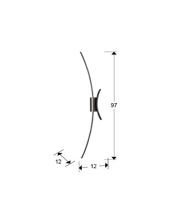 CURVES- APLIQUE 2L NEGRO