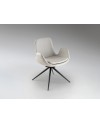 ZUNA- SILLA GIRATORIA BLANCA