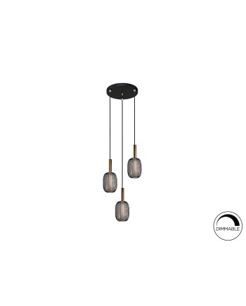 MICRON-LAMPARA 3L ORO/NEGRO