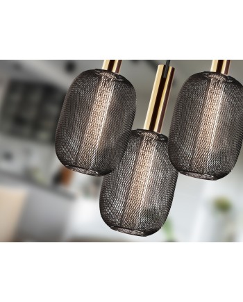 MICRON-LAMPARA 3L ORO/NEGRO