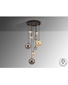 DARK-LAMPARA 9L NEGRO-LATON
