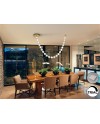ZARIA II- LAMP 21L- ORO/TRANSP DIMABLE