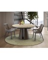 SAMARA -MESA COMEDOR- TRAVERTINO/MARRON