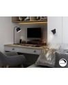 CUCO-SOBREMESA LED NEGRO