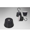 CUCO-SOBREMESA LED NEGRO