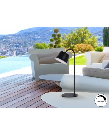 CUCO-SOBREMESA LED NEGRO