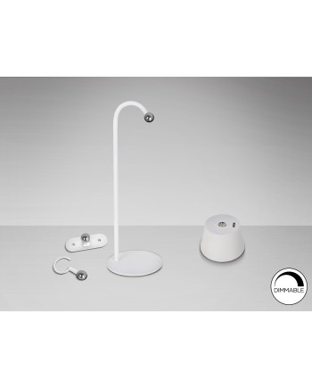 CUCO-SOBREMESA LED BLANCO