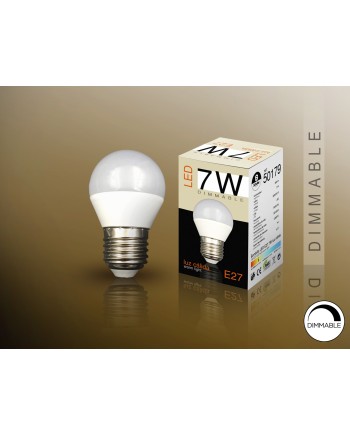 BOMB.LED DIMABLE 3000K 7W E27