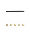 ZARIA- LAMP 5L- NEGRO/BRONCE/AMBAR DIM