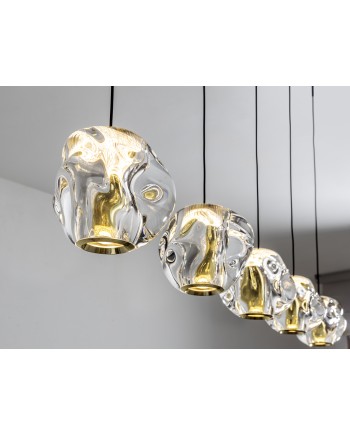 ZARIA- LAMP 5L- NEGRO/ORO/TRANSP DIM