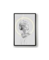 BUSTO BLANCO-CUADRO LUZ LED 80X120