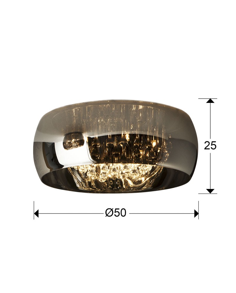 PLAFON ·ARGOS· Ø50 DIMABLE