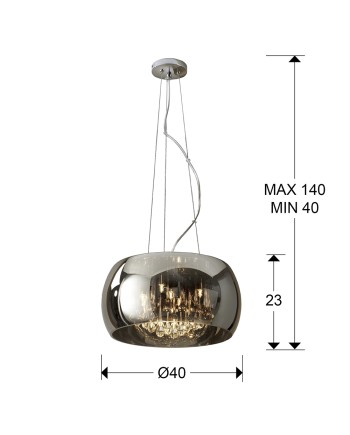 COLGANTE ARGOS Ø40 DIMABLE