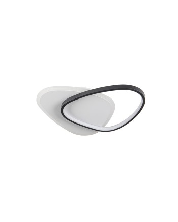 ROMO - PLAFON/APLIQUE BLANCO-NEGRO