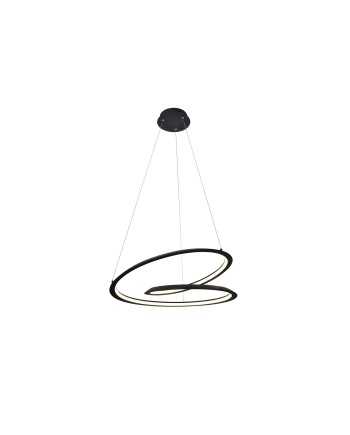LOOPING- LAMPARA NEGRO Ø60