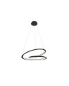 LOOPING- LAMPARA NEGRO Ø60