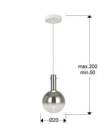 MATICES-LAMPARA 1L BLANCO-SMOKE