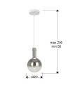 MATICES-LAMPARA 1L BLANCO-SMOKE