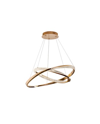 ORBITAS- LAMPARA 2 AROS ORO