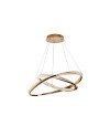 ORBITAS- LAMPARA 2 AROS ORO