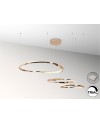 ORBITAS-LAMPARA 3 AROS ORO