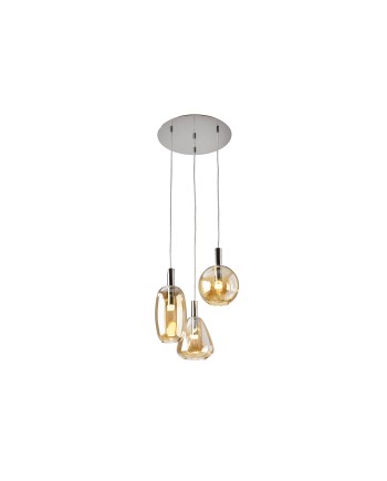 I3-NARA- LAMPARA 3L CROMO D45