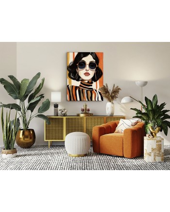 ORANGE- ACRILICO 90X120