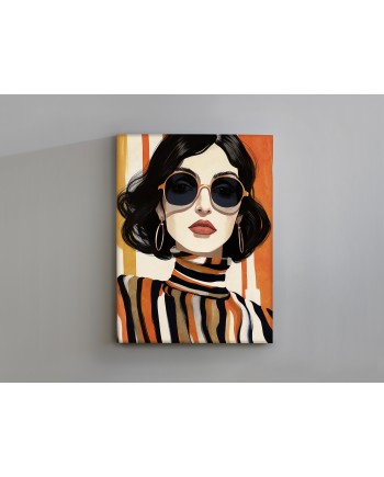 ORANGE- ACRILICO 90X120