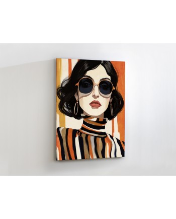 ORANGE- ACRILICO 90X120