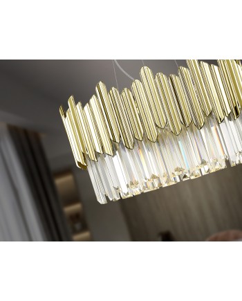 TIARA- LAMPARA 6L CROMO-ORO