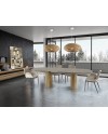 IRATI -MESA COMEDOR- PIEDRA/MADERA