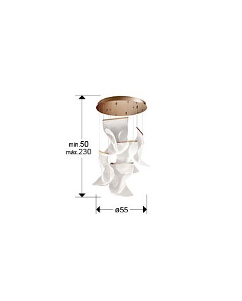 VELOS- LAMPARA 5L ORO ROSA