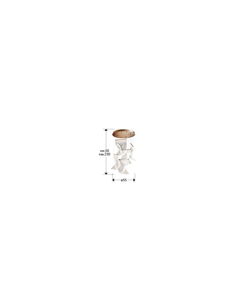 VELOS- LAMPARA 5L ORO ROSA