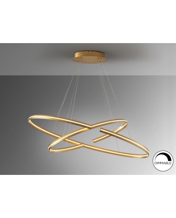LAMPARA GRANDE·ELIPSE· ORO DIM