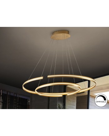LAMPARA GRANDE·ELIPSE· ORO DIM