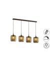 LAMPARA ·FOX· 4L CHOCOLATE DIMABLE