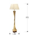 PIE SALÓN DECO ORO 1L.