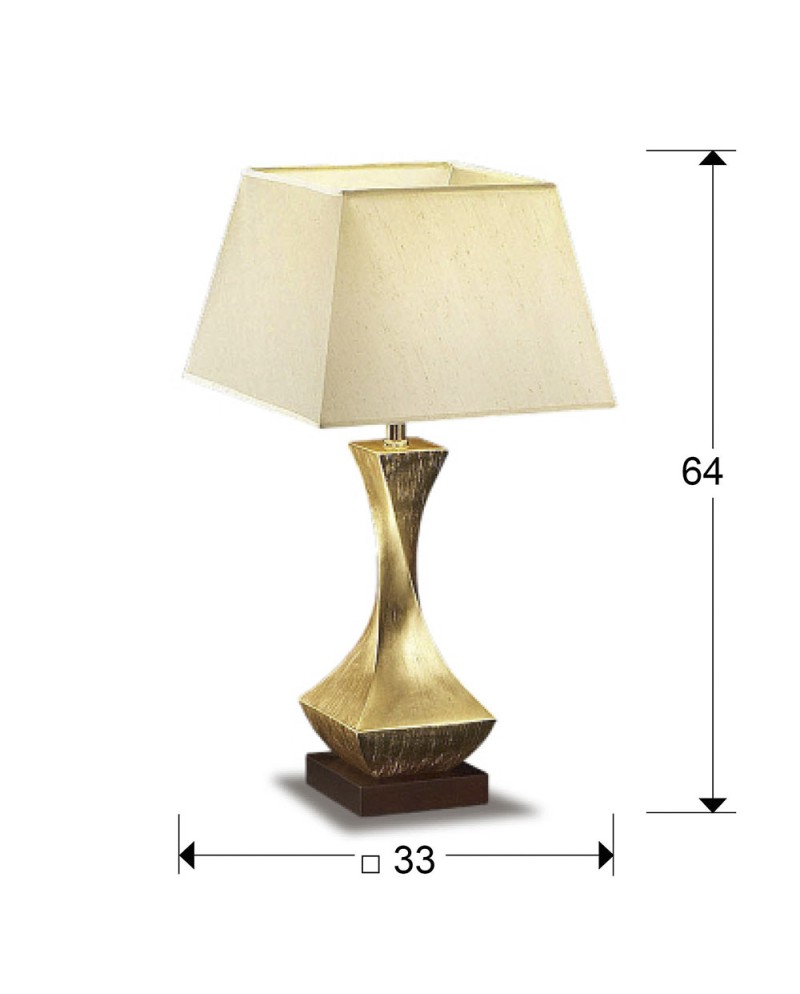SOBREMESA DECO ORO PEQ. 1L.