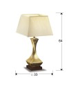 SOBREMESA DECO ORO PEQ. 1L.